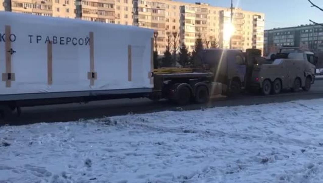 В Казани на трое суток арестовали водителей, нарушивших ПДД при перевозке тяжеловесного груза