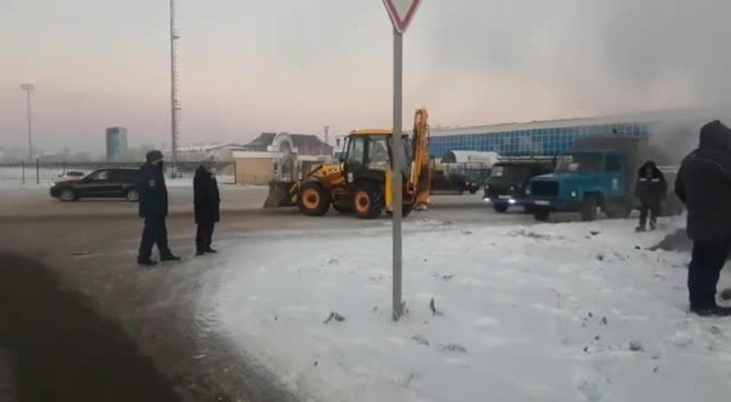 Теплоснабжение в Елабуге после прорыва на теплотрассе восстановлено