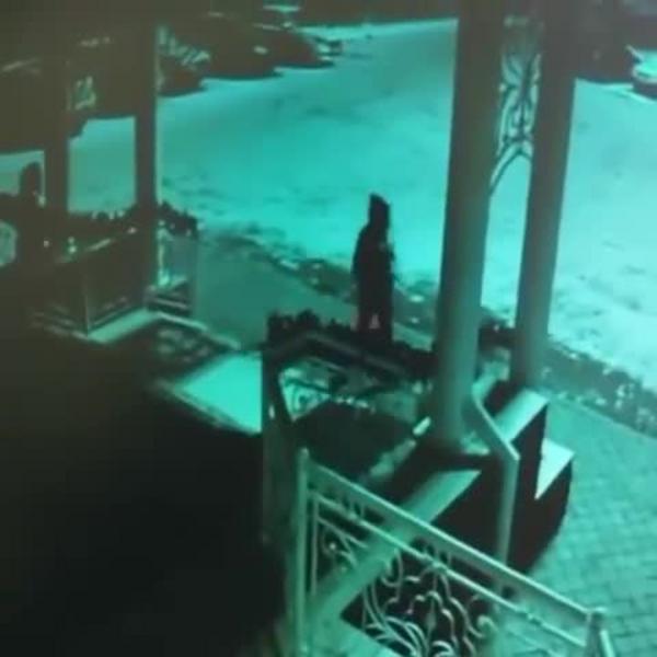 Неизвестные сорвали с крыльца Дворца бракосочетаний в Нижнекамске новогодние украшения