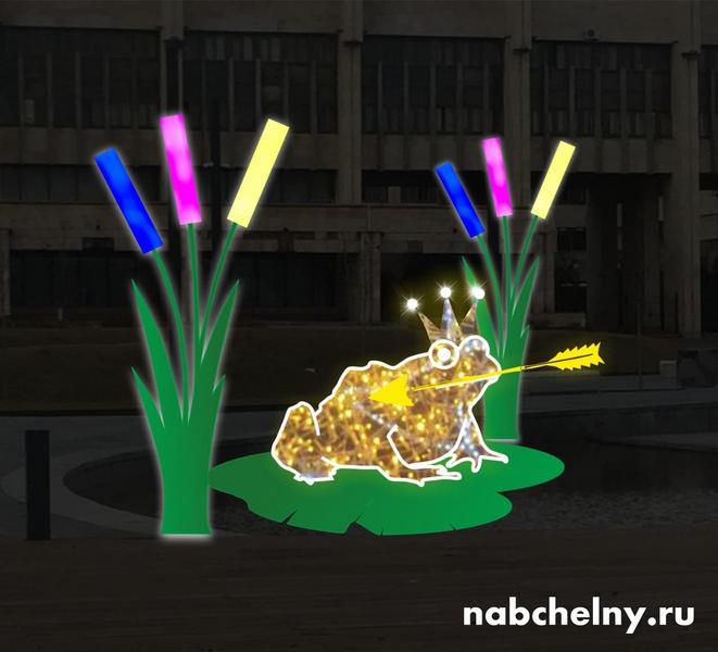 Стало известно, как украсят челнинскую площадь «Азатлык» к Новому году