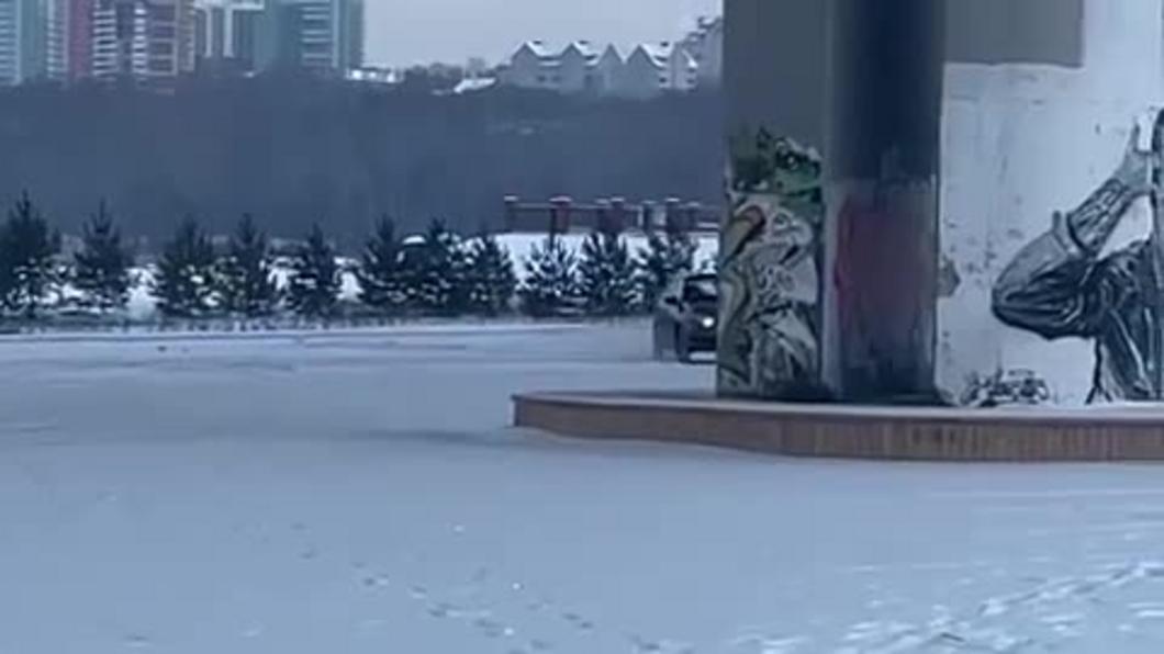 Казанского дрифтера, устроившего зимние покатушки, вычислили по ролику в соцсети