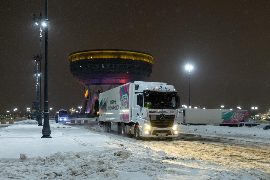 В Лисичанск из Казани отправляются подарки для детей и мандарины
