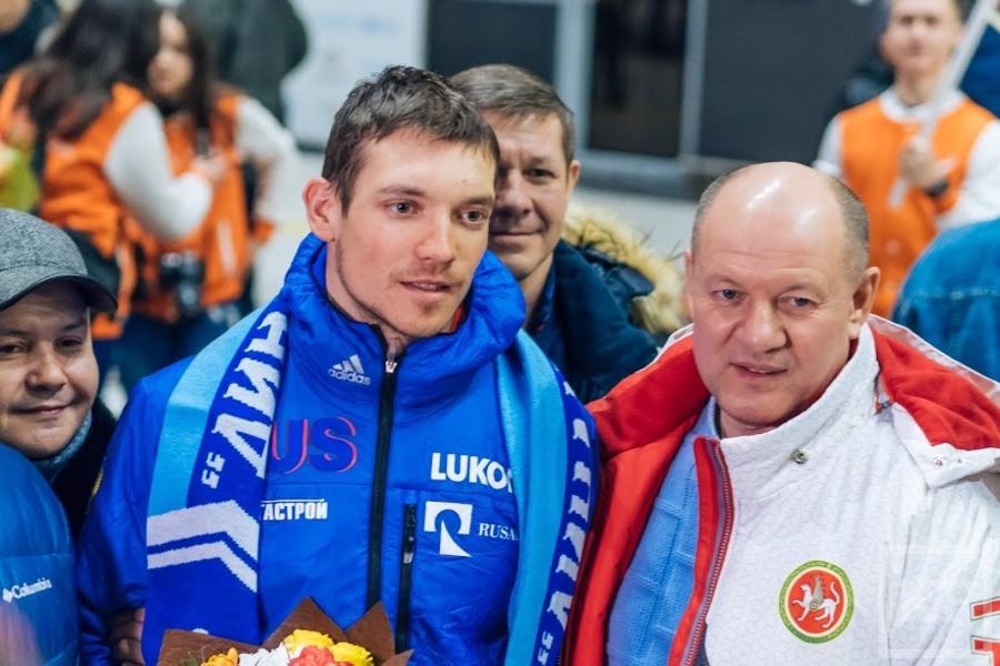 В аэропорту чак-чак, дома - пельмени: лыжник Андрей Ларьков вернулся в Татарстан