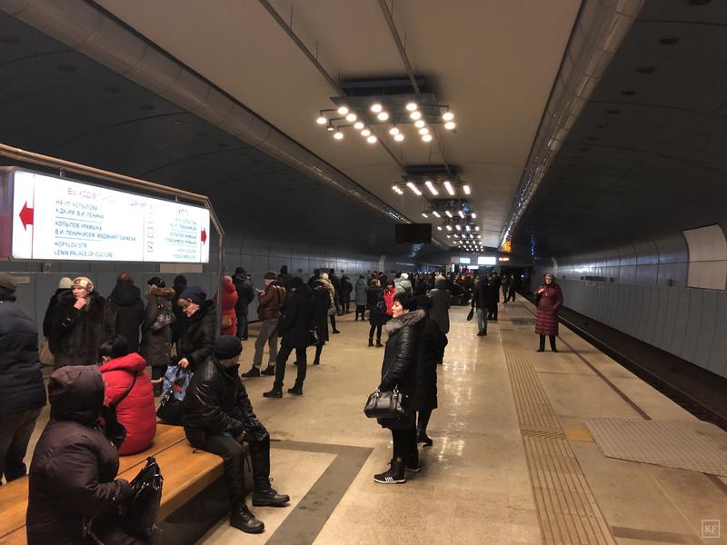 В работе казанского метро произошел сбой