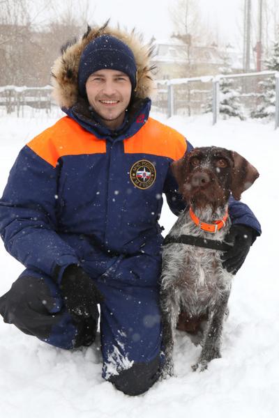 Казанская дратхаар Гретта признана лучшей служебной собакой-спасателем в России