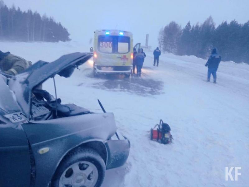 В Татарстане погибли два водителя, которые не учли погодные условия