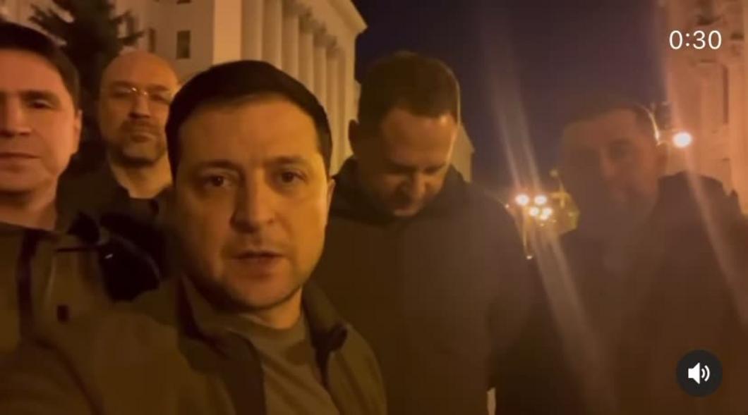 Зеленский опубликовал видео-подтверждение о том, что находится в Киеве