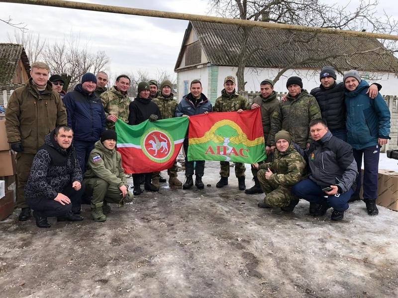 Глава Апастовского района Зиганшин прибыл в зону спецоперации с гуманитарной помощью