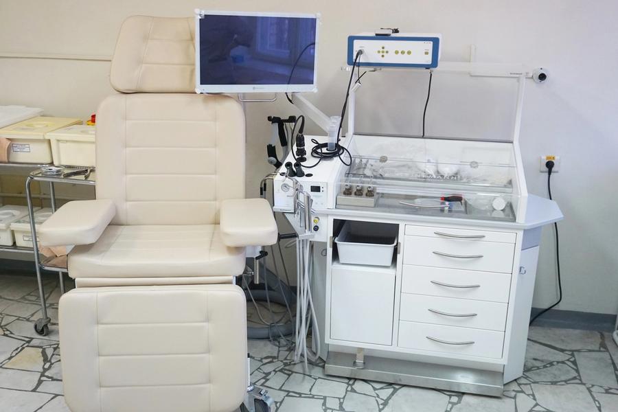 Новое оборудование поступило в оториноларингологическое отделение нижнекамской ЦРМБ