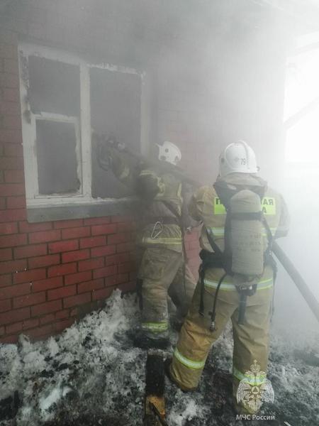 В Менделеевском районе Татарстана на пожаре погибла женщина