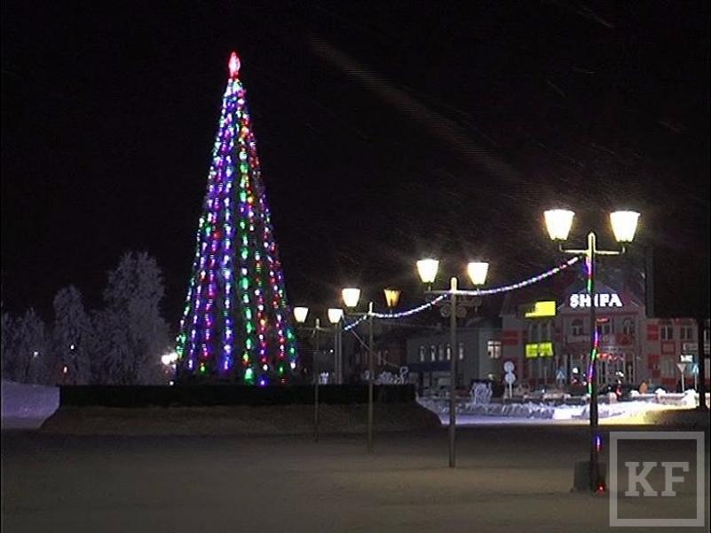 Новогодние елки Татарстана — от Казани до Бавлов
