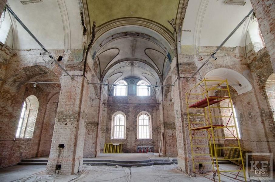 К приезду патриарха Кирилла в Казани завершилась реставрация церкви Сергия Радонежского в центре города
