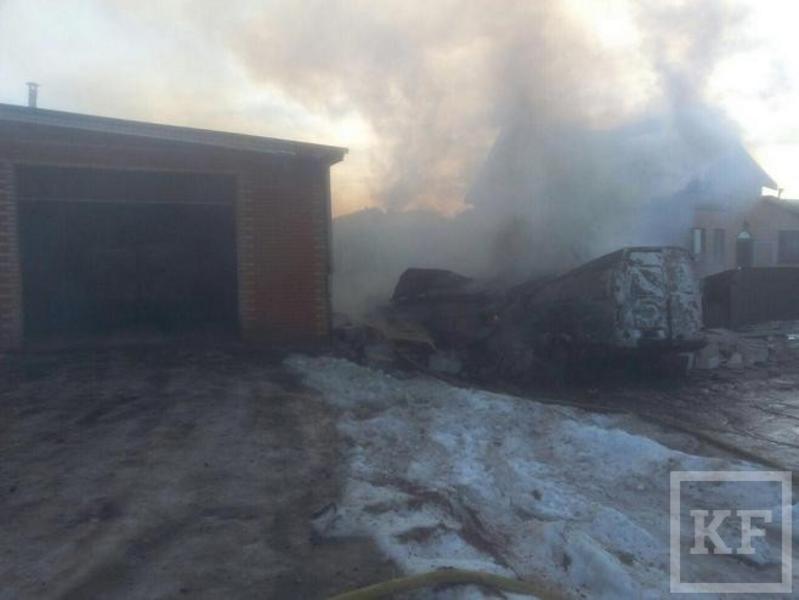 Пожар в Нуркеево.