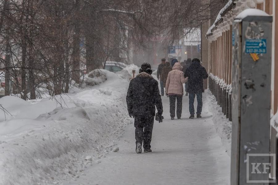 Аномальный январь бьет рекорды по осадкам в Казани