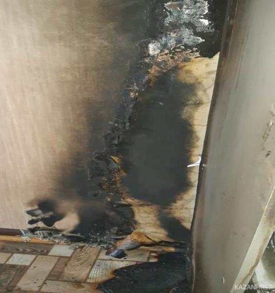 В Казани из-за пожара на кухне пострадала женщина
