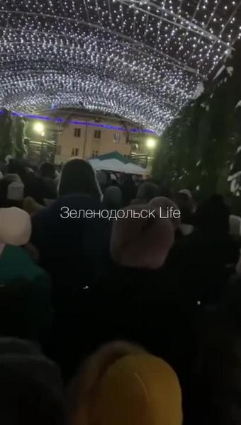 Жители Зеленодольска пожаловались на созданное полицией столпотворение в елочном городке