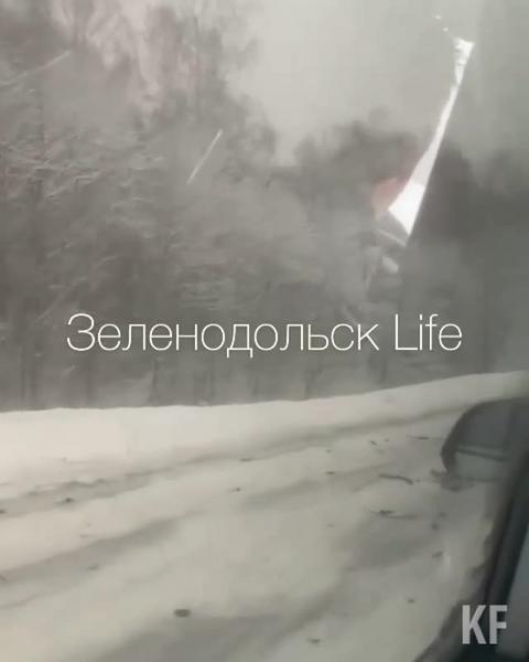 Семь ДТП произошло почти одновременно на коротком участке трассы в Татарстане