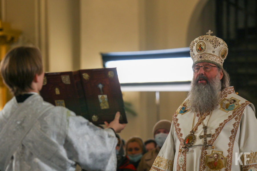 Татарстанцы встретили первое Рождество в храме Казанской иконы Божией матери