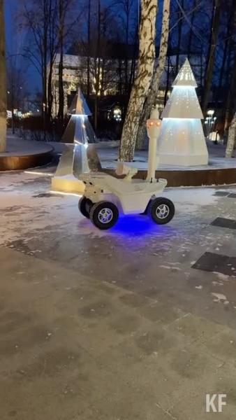 За чистотой воздуха в Альметьевске начал следить робот на колесах