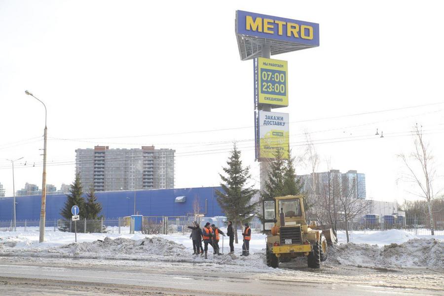 В Казани устранили потоп и его последствия на улице Вахитова