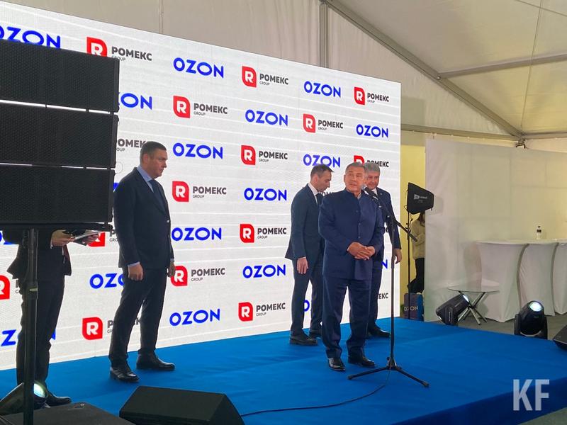 «Сомнений нет, что это будет востребовано и нужно»: В Татарстане началось строительство третьей очереди логоцентра Ozon