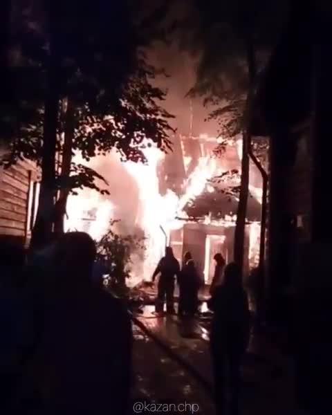 В посёлке Боровое Матюшино сгорели пять домов