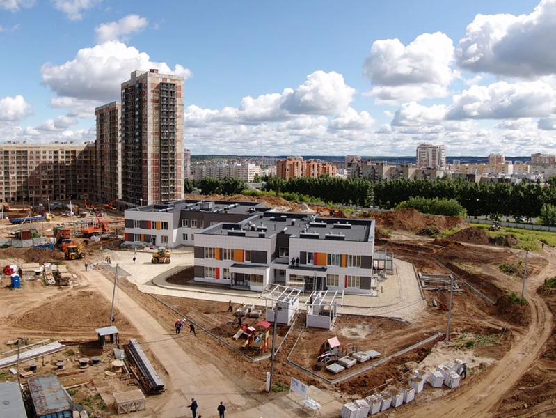 В Советском районе Казани в конце лета появится новый детсад «Киләчәк» на 220 мест