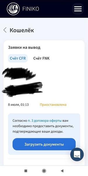 Вкладчики жалуются, что «Финико» установил невыполнимые для вывода денег требования
