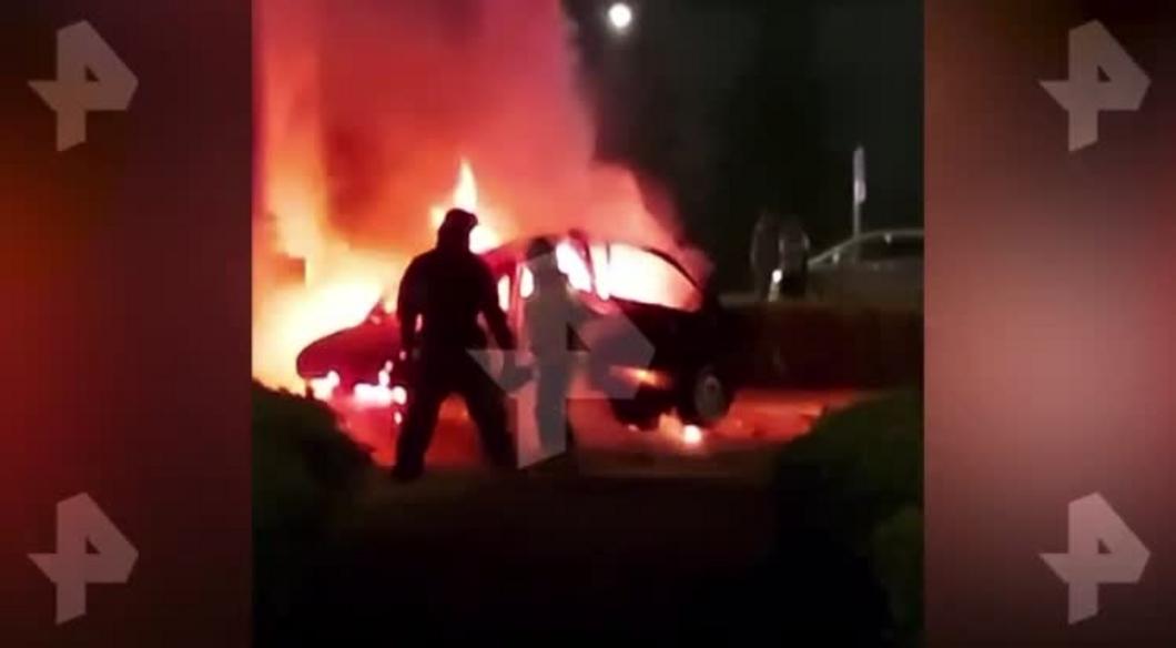 В Нижегородской области водитель сгорел заживо, врезавшись в стелу