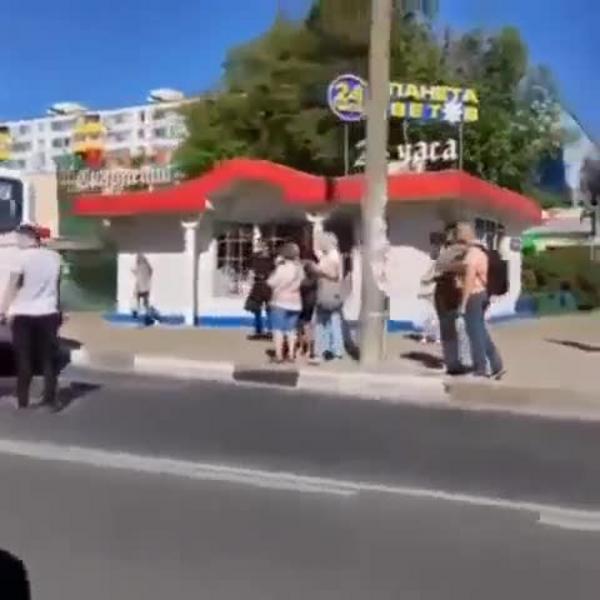 Легковушка протаранила автобус в Набережных Челнах