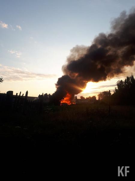 Спасены семь человек во время пожара в Кукморском районе