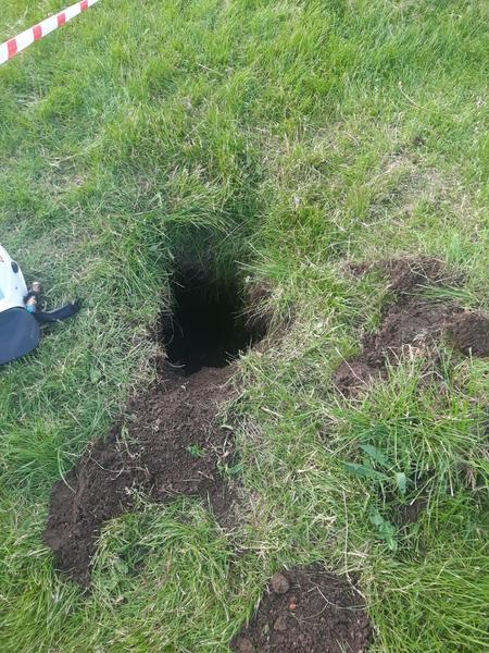 В Казани обрушился грунт около Кремля