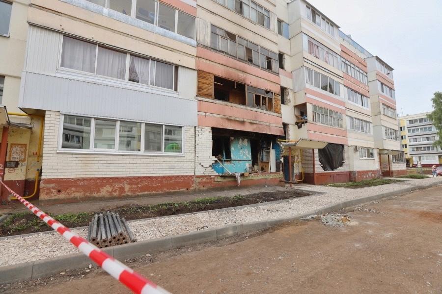Подъезд дома на Вахитова в Нижнекамске, где произошел взрыв бытового газа, требует полного восстановления