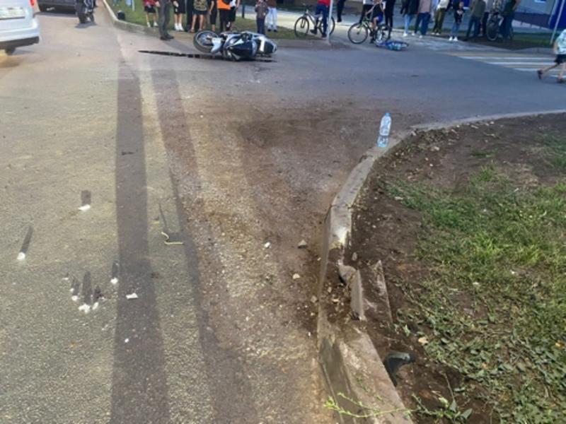 В Нижнекамске произошла смертельная авария с участием байкера