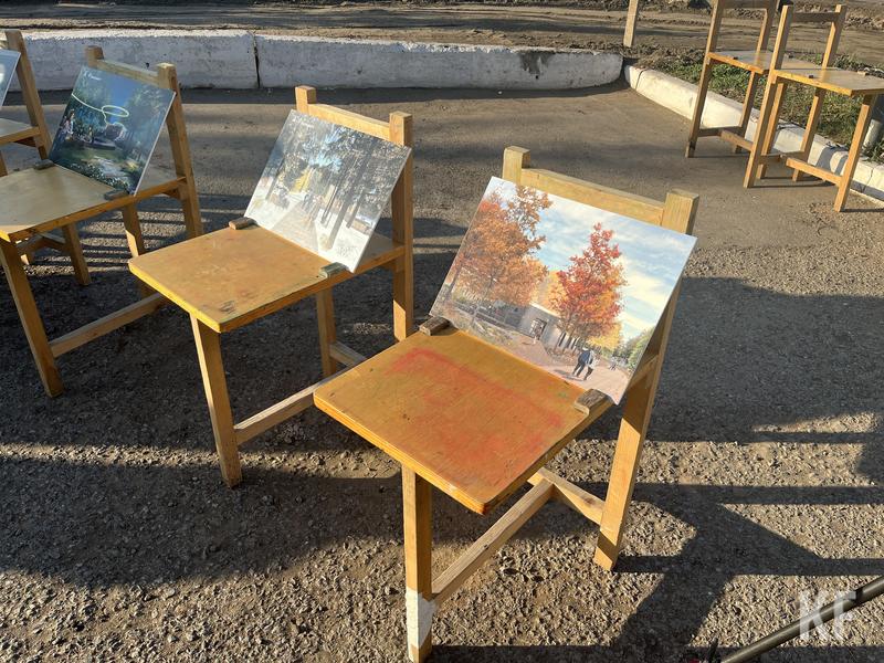 Спортплощадки, кафе, библиотека: что ждет жителей Альметьевска в обновляемом парке Комсомольский