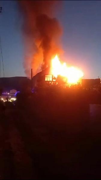 Нижнекамские огнеборцы выезжали на тушение крупного пожара в Елабужском районе