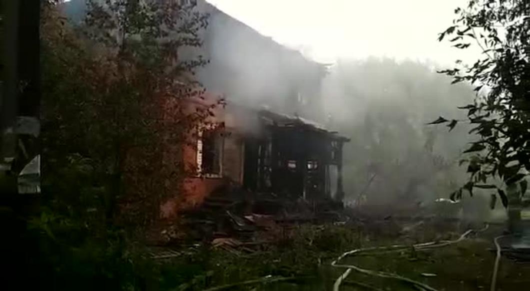В Зеленодольске снова произошел пожар в историческом квартале ​«Полукамушки​»​