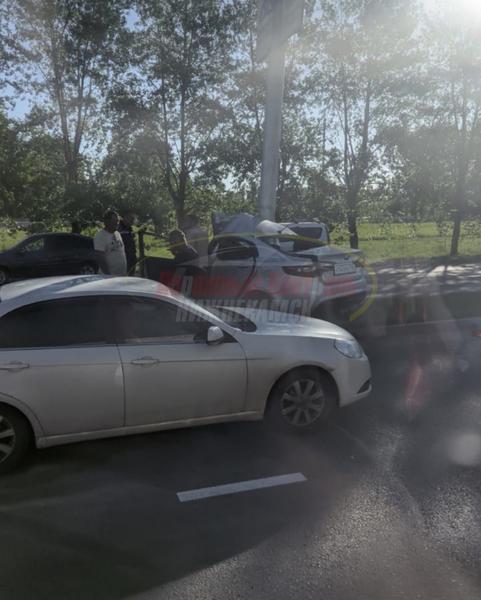 В Нижнекамске «Рио» намотало на столб