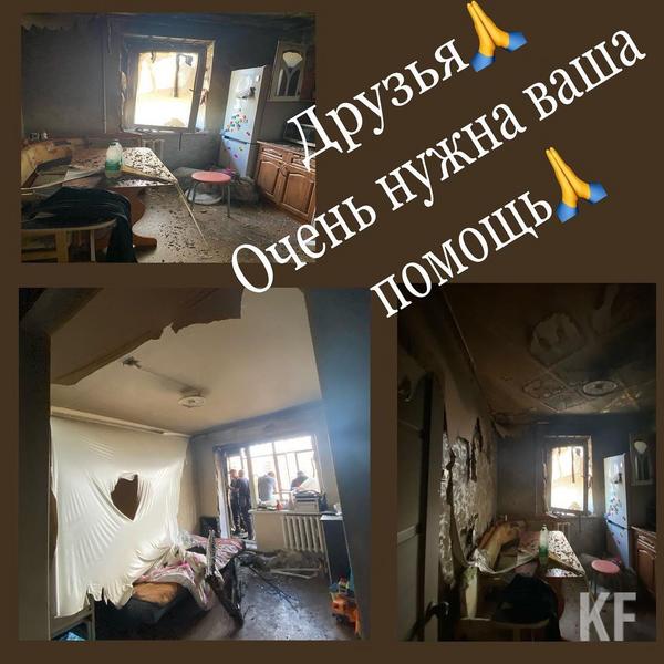 В Нижнекамске произошел пожар в квартире по улице Студенческой