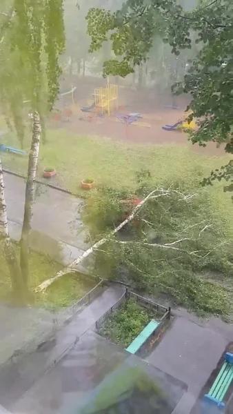 Видео: часть Набережных Челнов накрыл мощный ливень