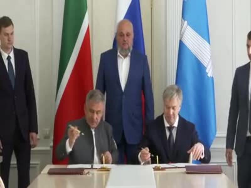 Рустам Минниханов приехал на федеральный Сабантуй в Ульяновскую область