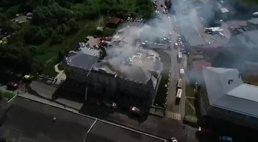 Пожар в арт-резиденции «Созвездие-Йолдызлык» в Казани потушили