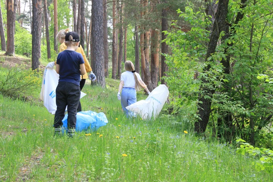 Bottles, bumper and sofa: Volunteers clean Deep Lake