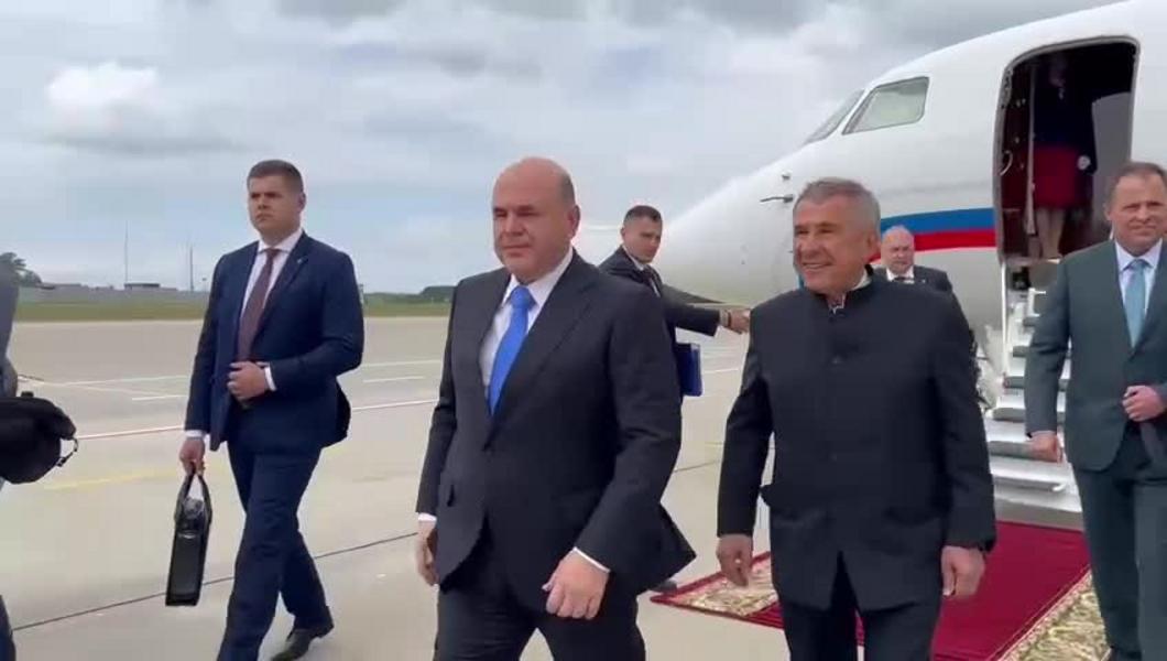 Мишустин прибыл с рабочим визитом в Казань