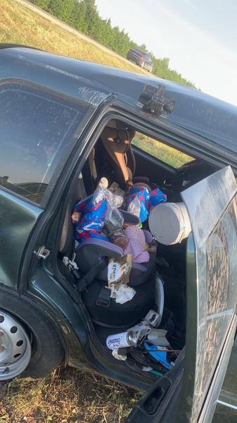 В Лаишевском районе детские автокресла спасли жизни детям