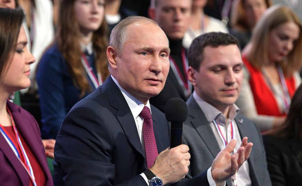 Владимир Путин: Не будь я президентом, занимался бы творчеством в сфере культуры