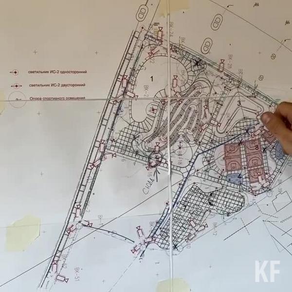 Дамир Фаттахов показал, как идёт строительство экстрим-парка вблизи моста Миллениум