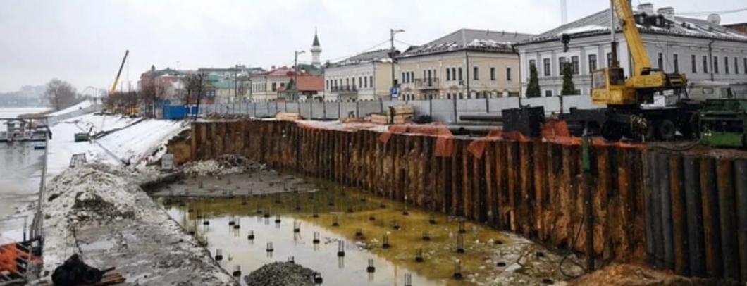 В Казани вторую очередь набережной Кабана откроют до лета 2020 года