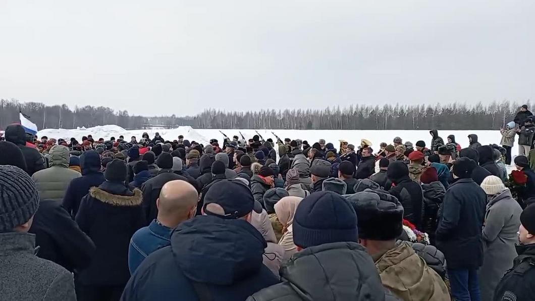 В Казани простились с погибшим во время спецоперации на Украине Русланом Галямовым