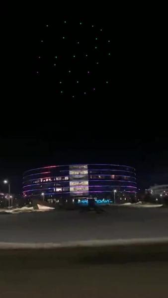 В Иннополисе дроны выстроились в букву Z в поддержку российских солдат
